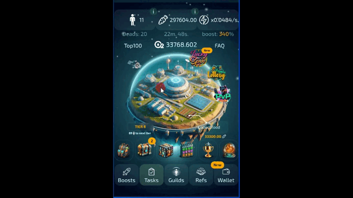 🌌 Oxygen Miner