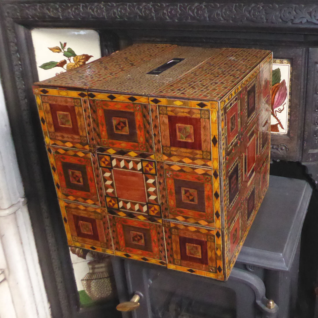 Large marquetry box by 51055 designs