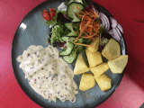 Pollo pepe rosa