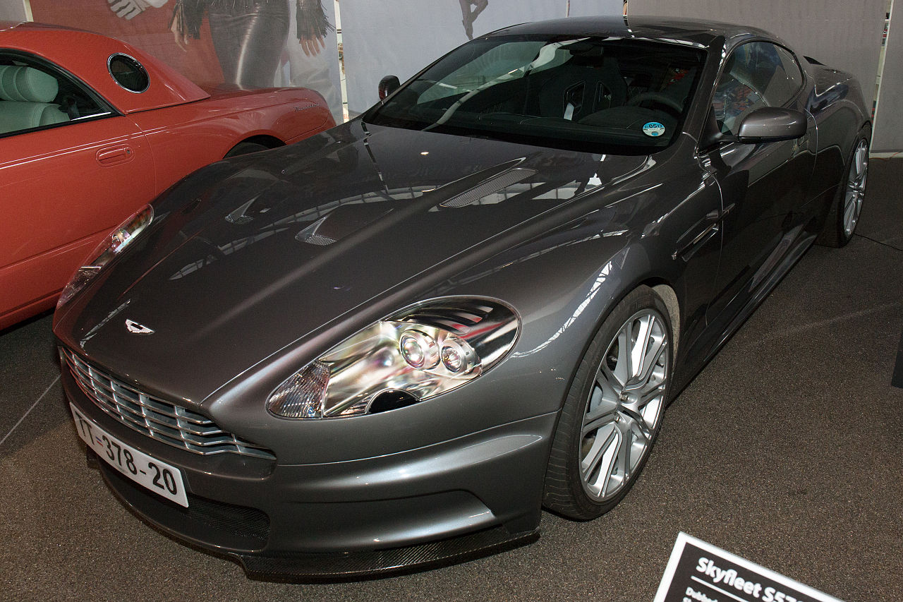 One of the Aston Martin DBS' used in the James Bond film Casino Royale.