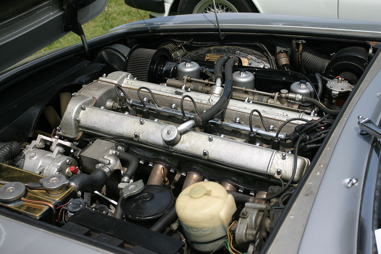 The Tadek Marek-designed inline-six engine of a DBS