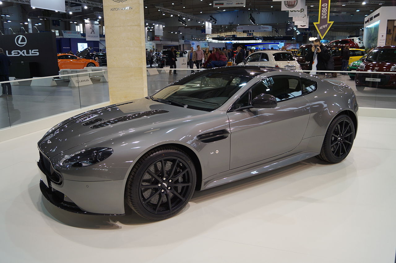 Aston Martin V12 Vantage S at Motor Show Poznań 2015.