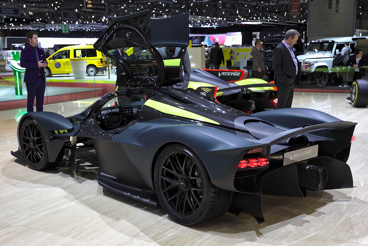 Aston Martin Valkyrie Rear view.