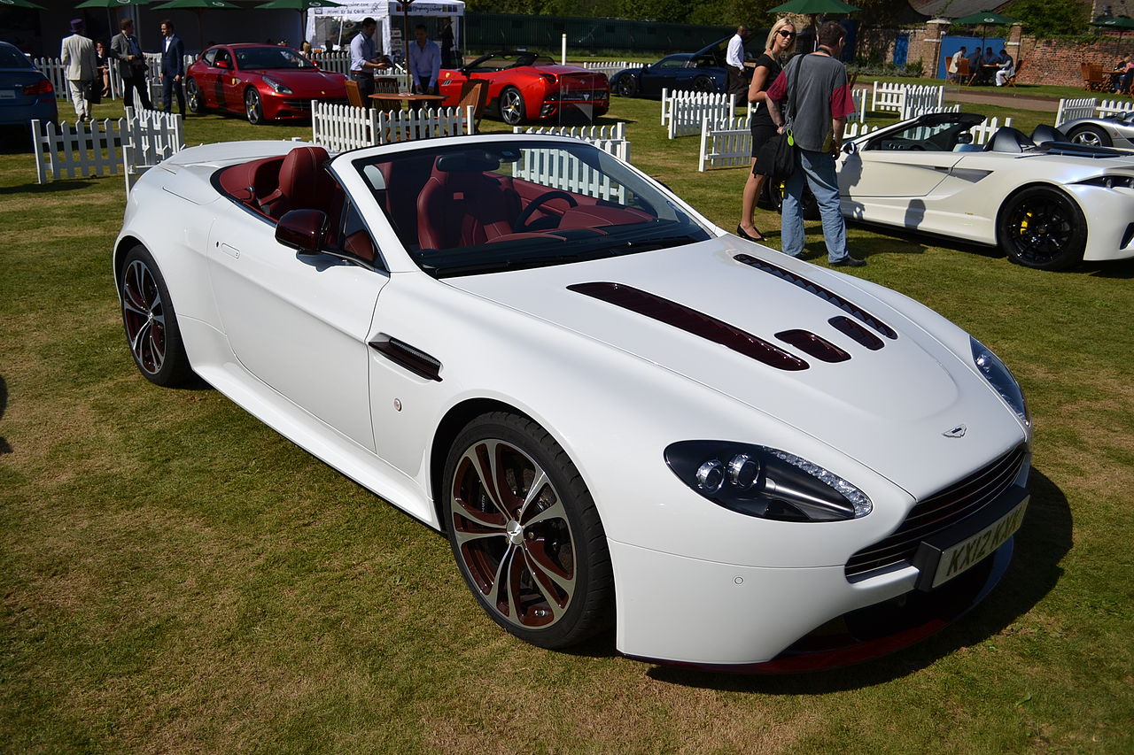 Aston Martin V12 Vantage Roadster.