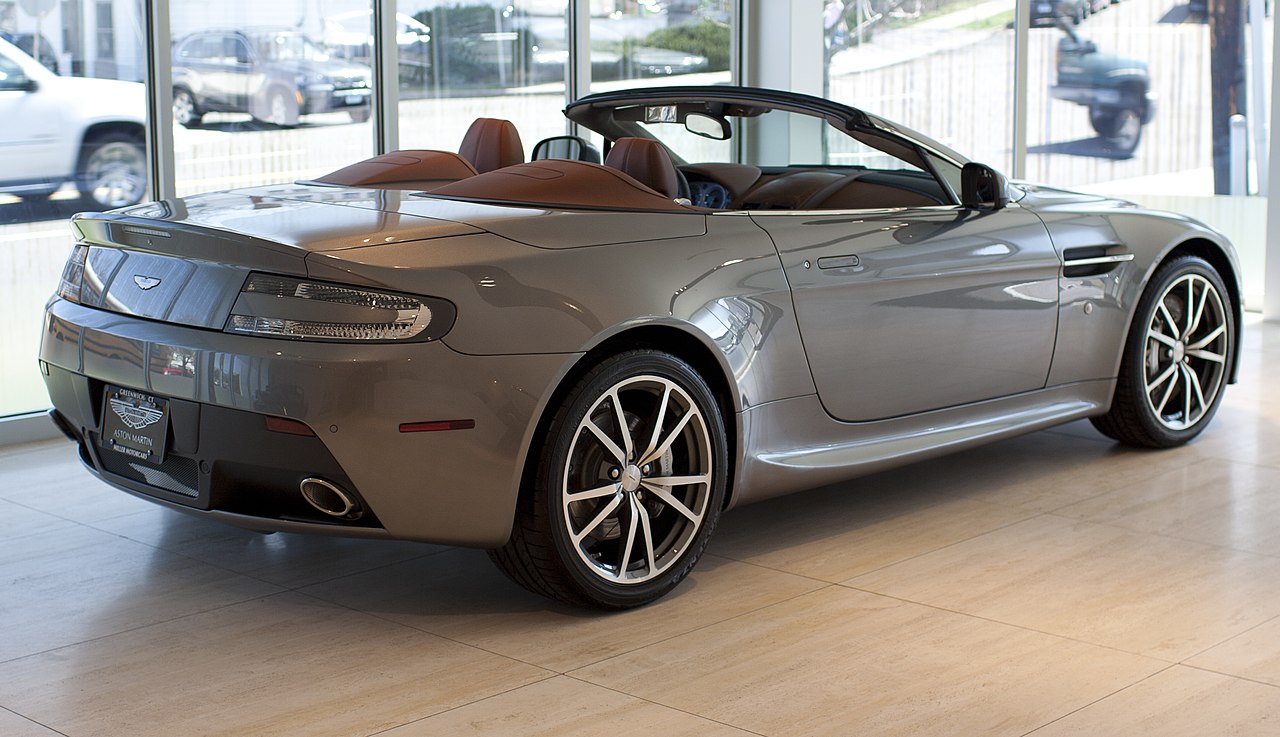 Aston Martin V8 Vantage Roadster.