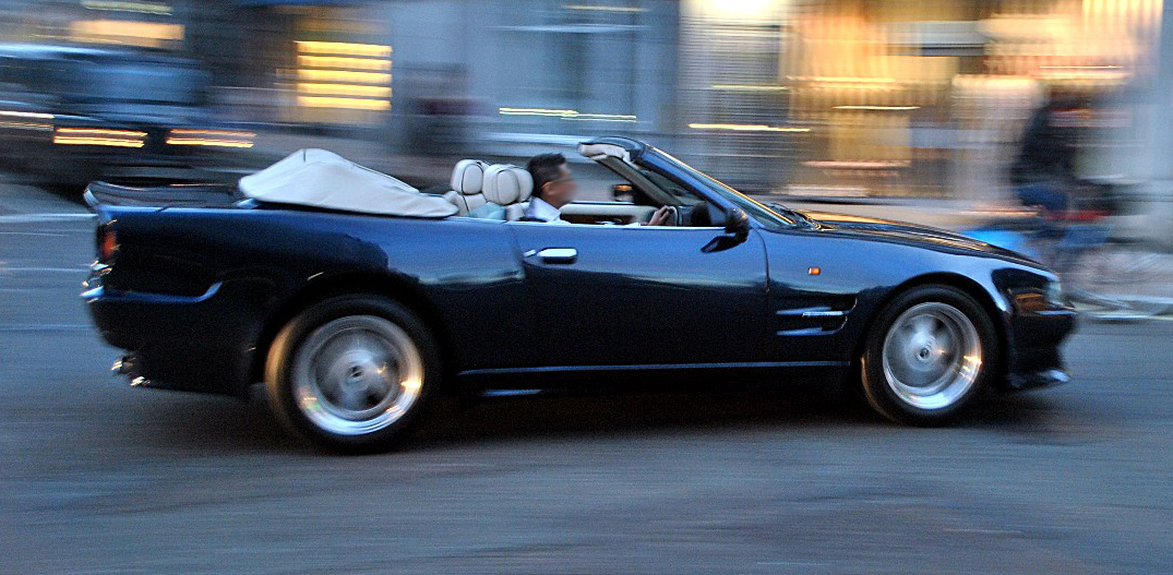 Aston Martin V8 Volante Long Wheelbase.