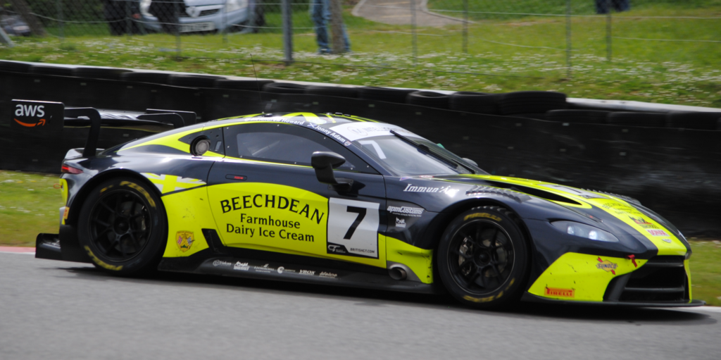 Aston Martin Vantage AMR GT3 at Brands Hatch.