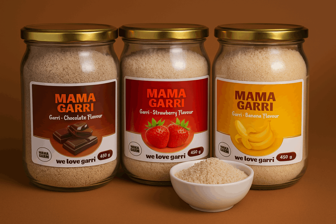 Ultimate Deluxe Garri flavour jars