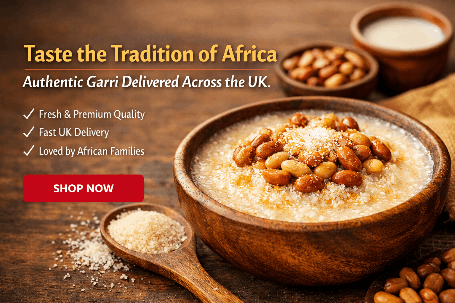 Taste the Tradition of Africa - Mama Garri