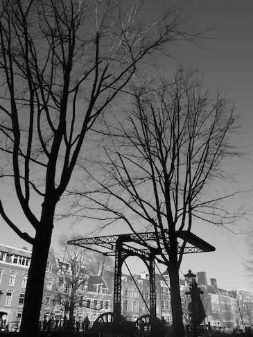 Amsterdam downtown scenery