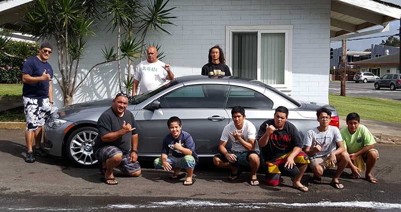 2016 Akau Ohana Car Wash Crew - Waimea