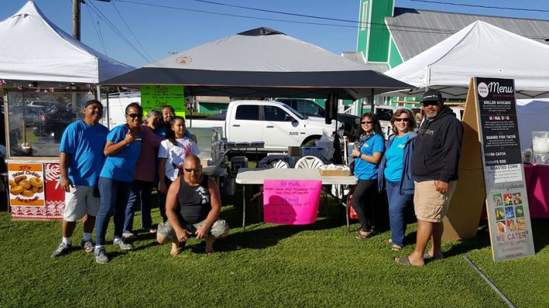 2017 First Food Booth - Waimea Cherry Blossom Festival