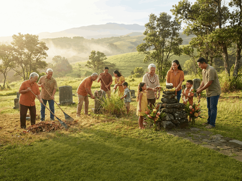 Waimea Akau Cemetery Cleanup