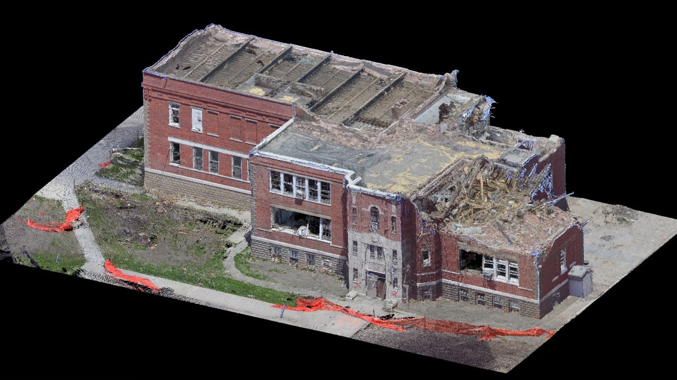 building and industrial inspections with hoverfly drone 
