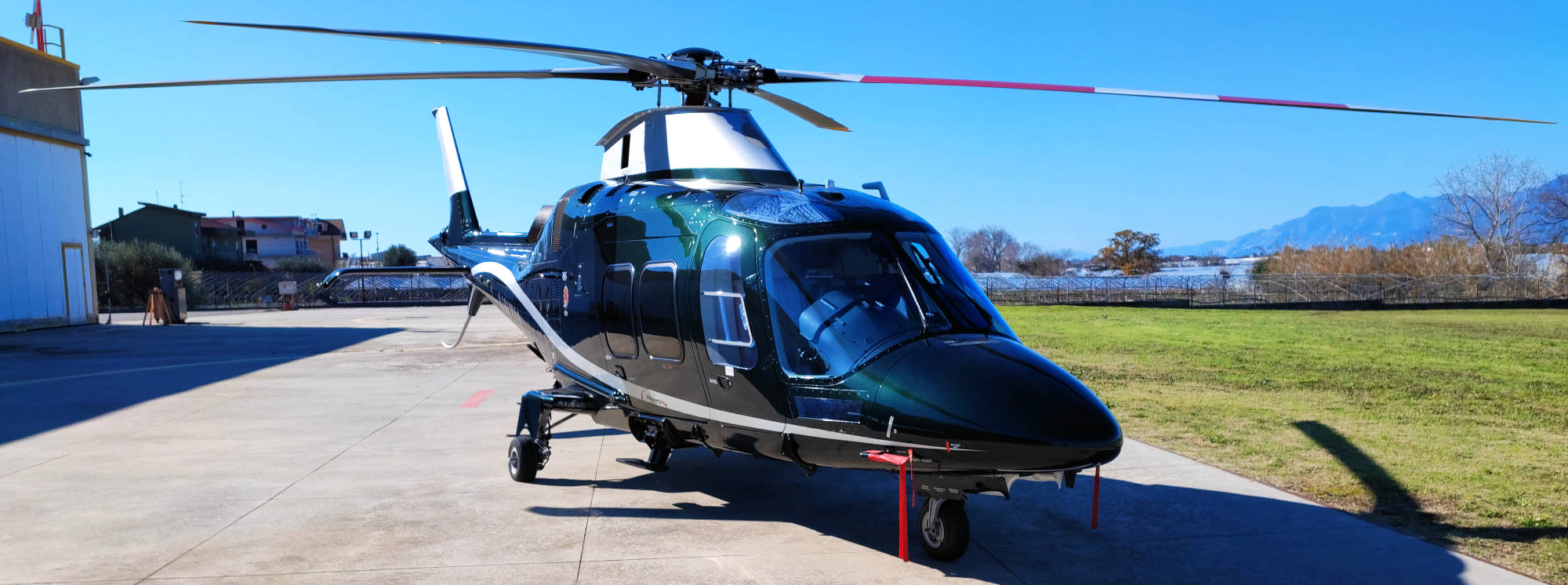 aw109sp hoverfly helicopter