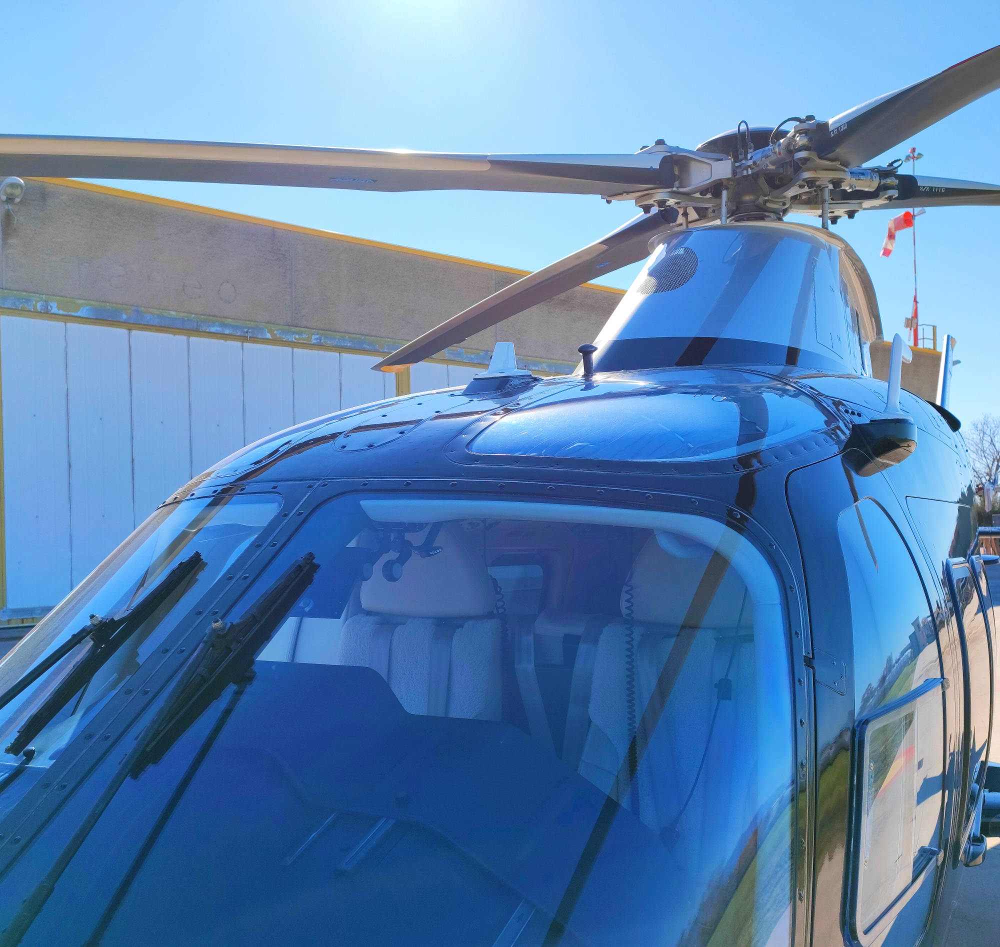 aw109sp hoverfly helicopter