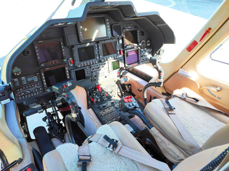 aw109sp hoverfly helicopter