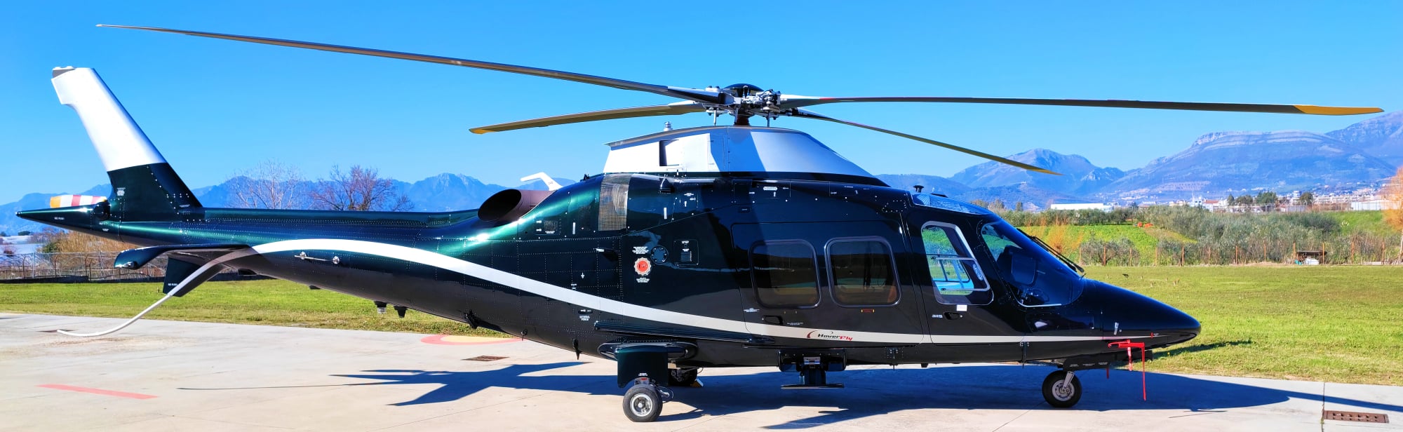 aw109sp hoverfly helicopter