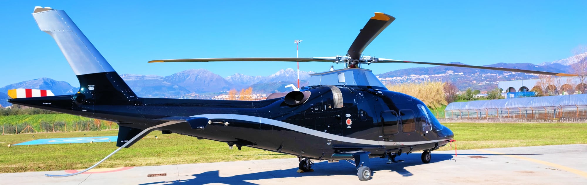 aw109sp hoverfly helicopter