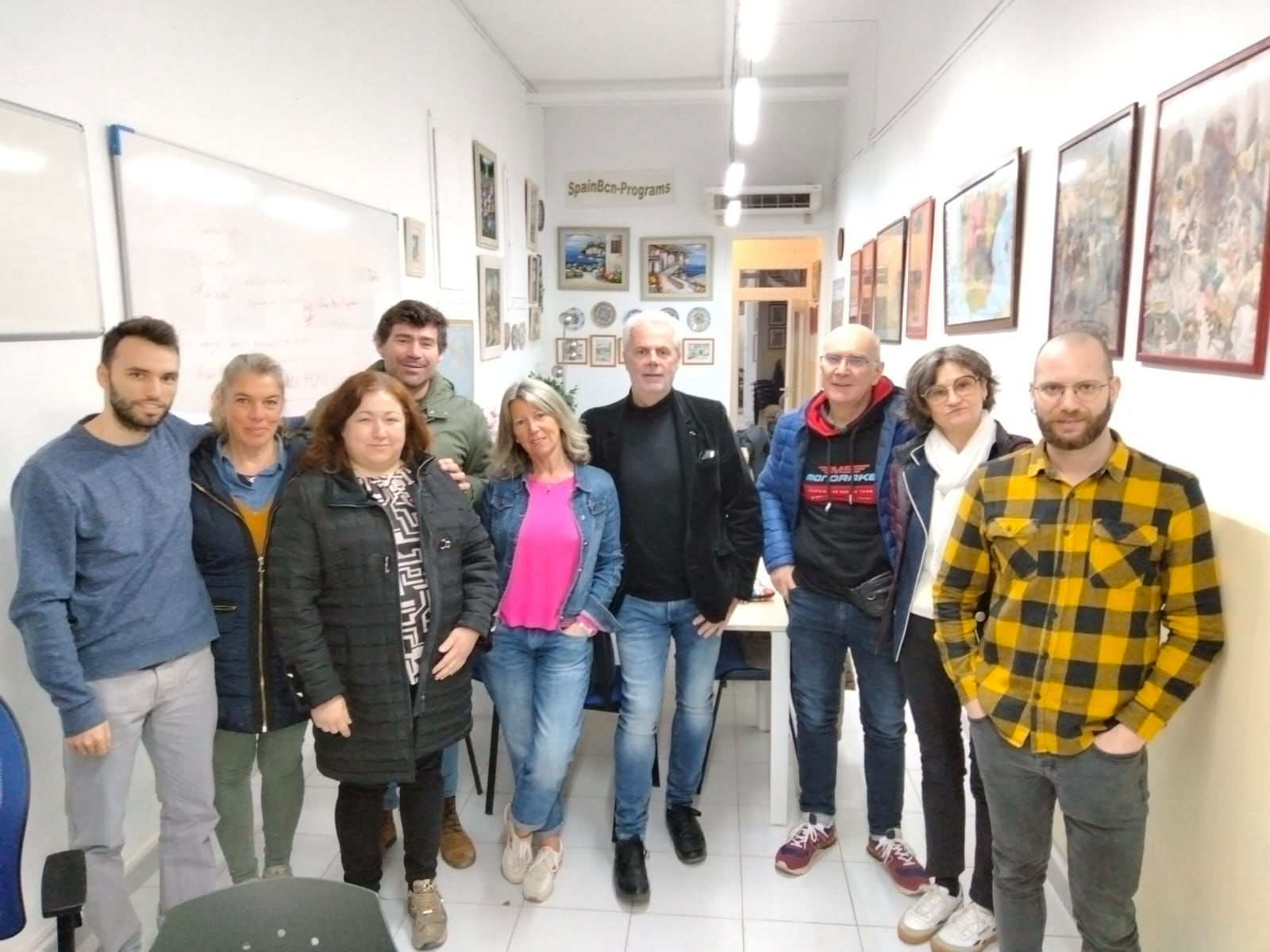 Historical tour old Barcelona Groups February 2022 SpainBcn-Programs Staff training Erasmus+ KA1