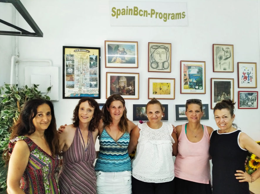 Mobility language training Spanish classes Erasmus+ KA1 international mobility programs in Spain, Barcelona.