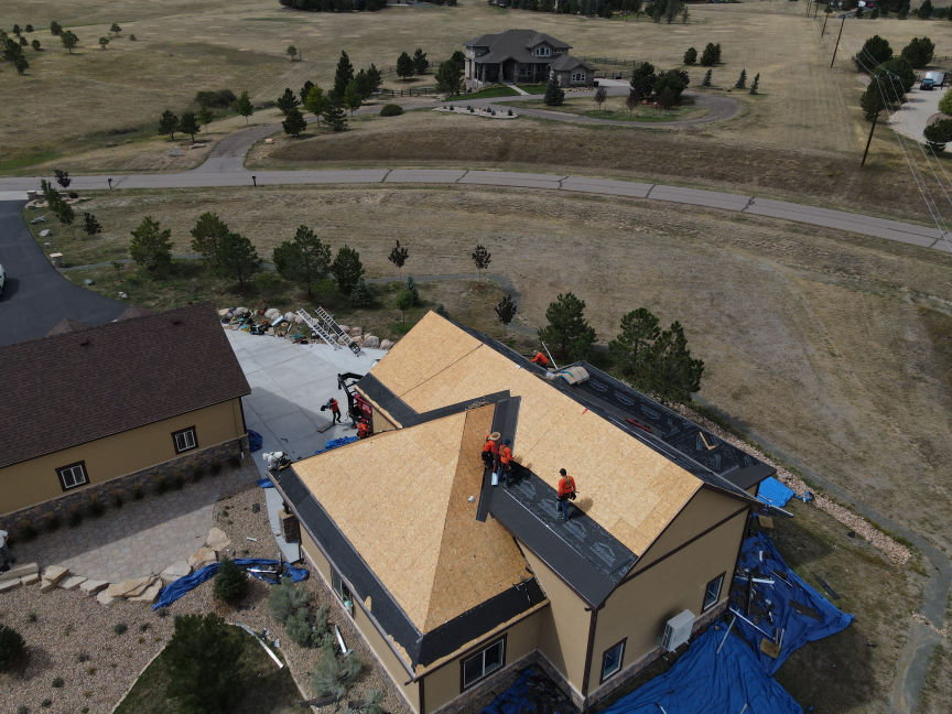 Storm damage roof repair in Parker, CO completed by Cardenas Restoration – local trusted contractors