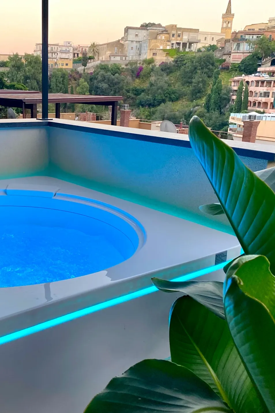 jacuzzi privata Taormina