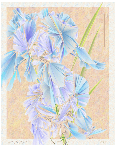 Irises for Earth at Saatchiart Gallery