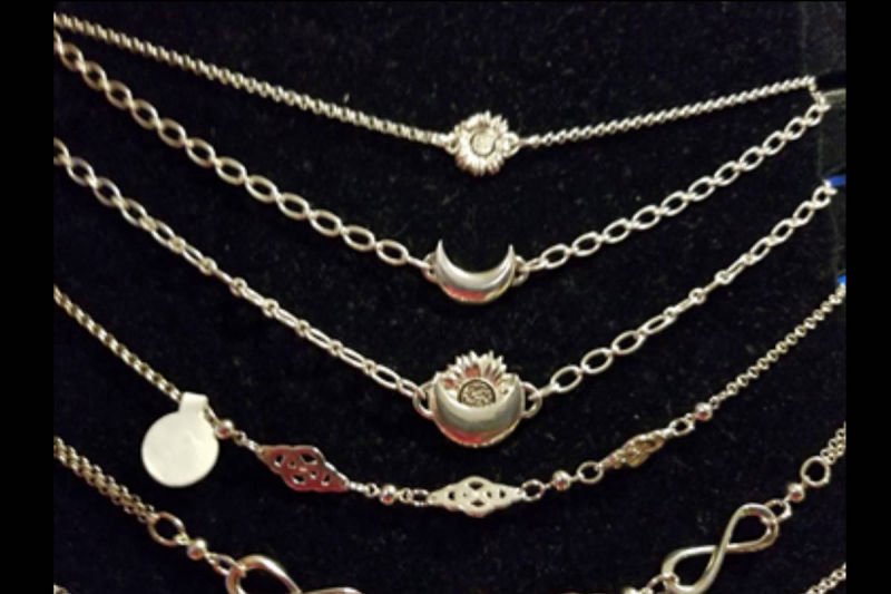 DEvarati Necklaces display