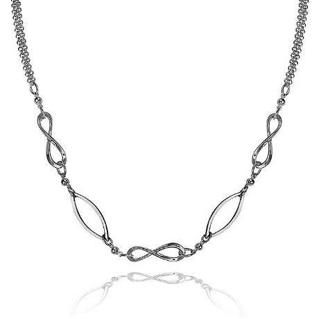 Infinity and Eye shape Necklace