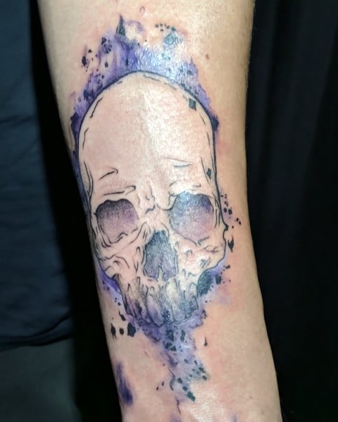 Skull Watercolor