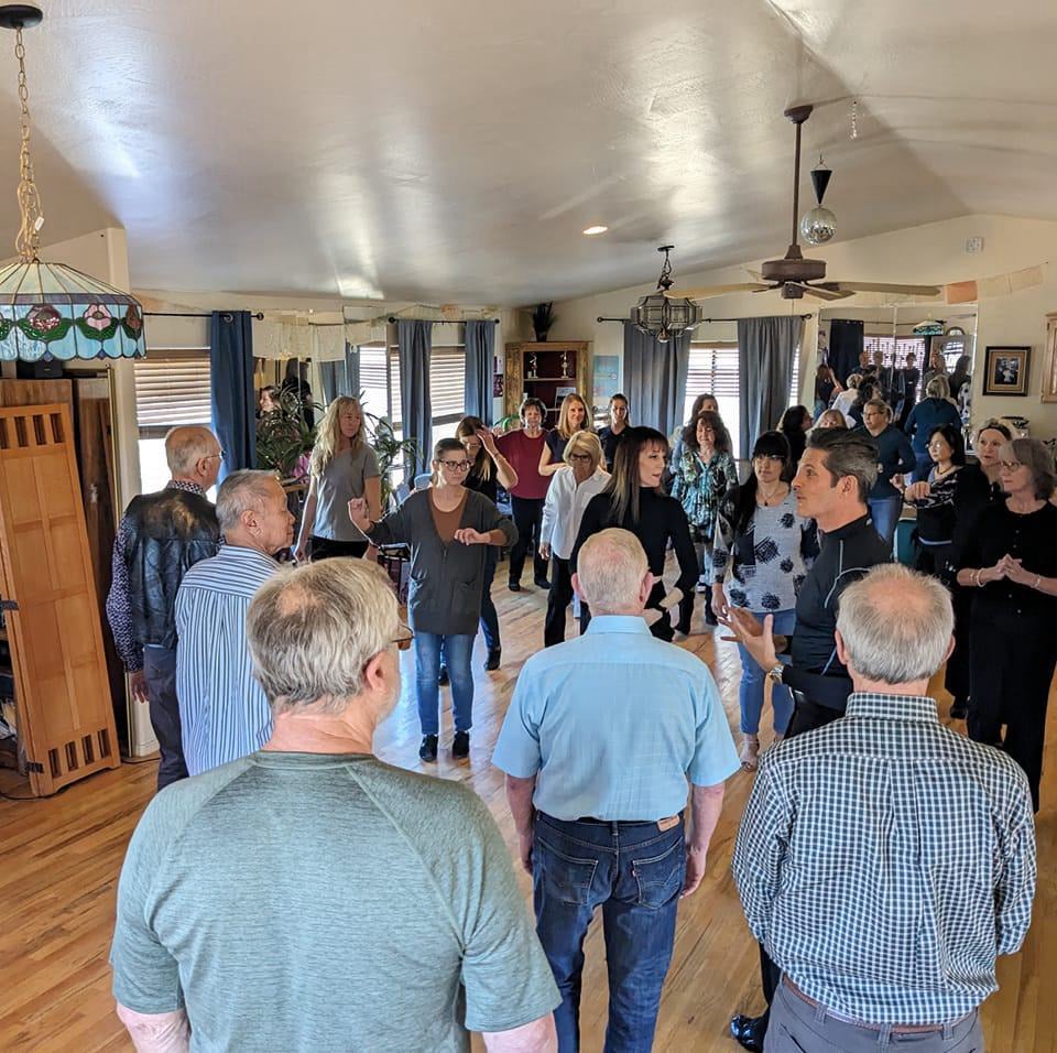 Dancers at Prescott Ballroom social event in Prescott Az