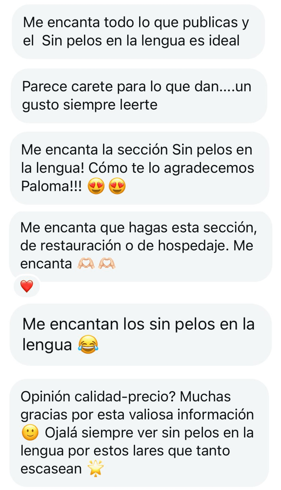 opiniones