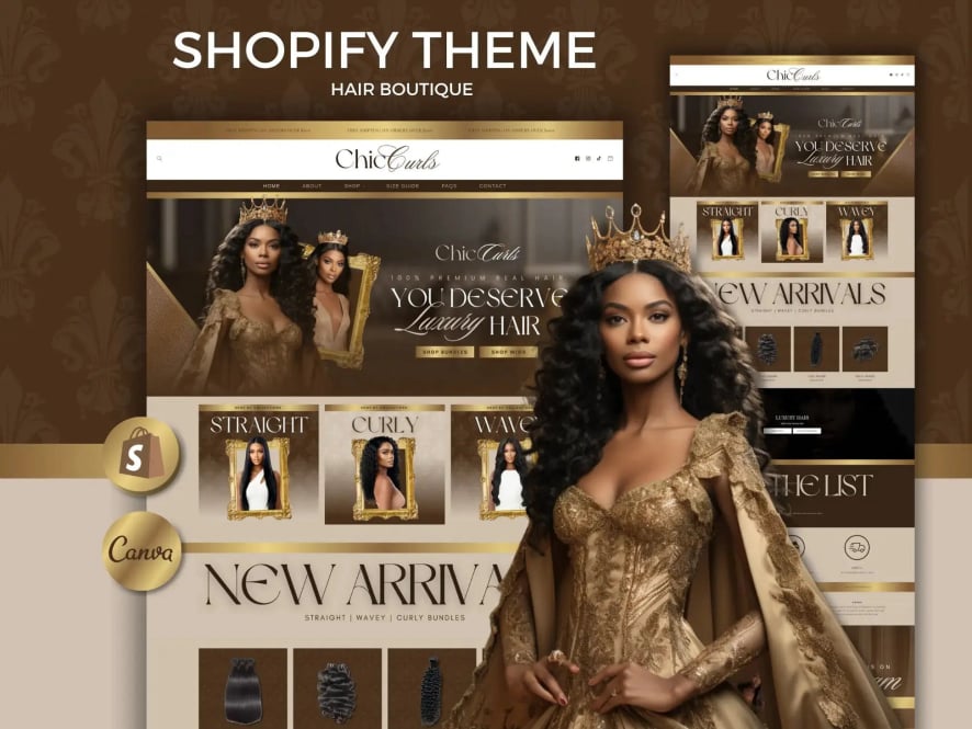hair extention shopify theme