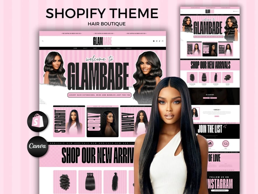 top shopify hair theme