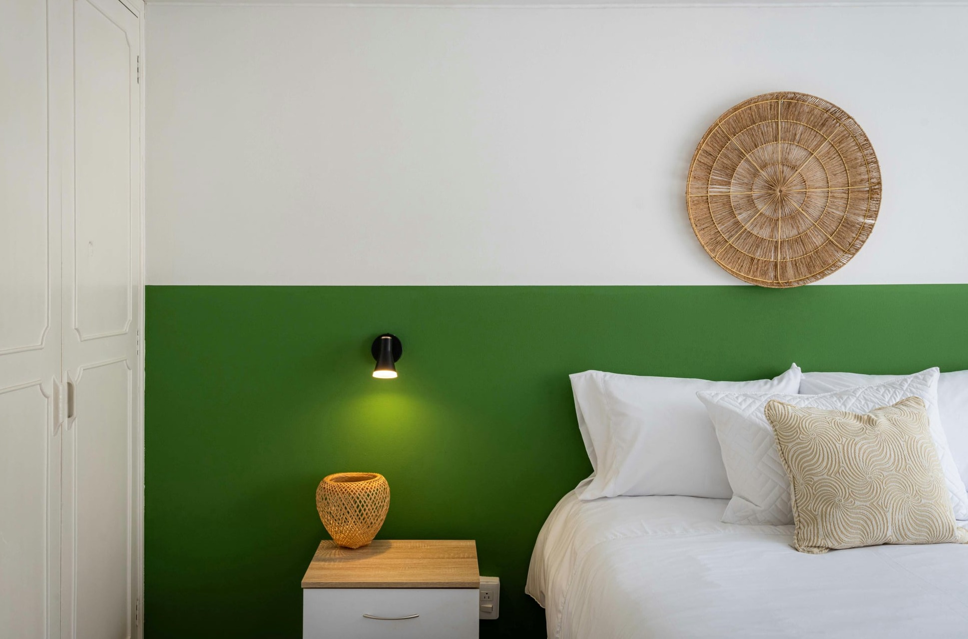 colour block bedroom