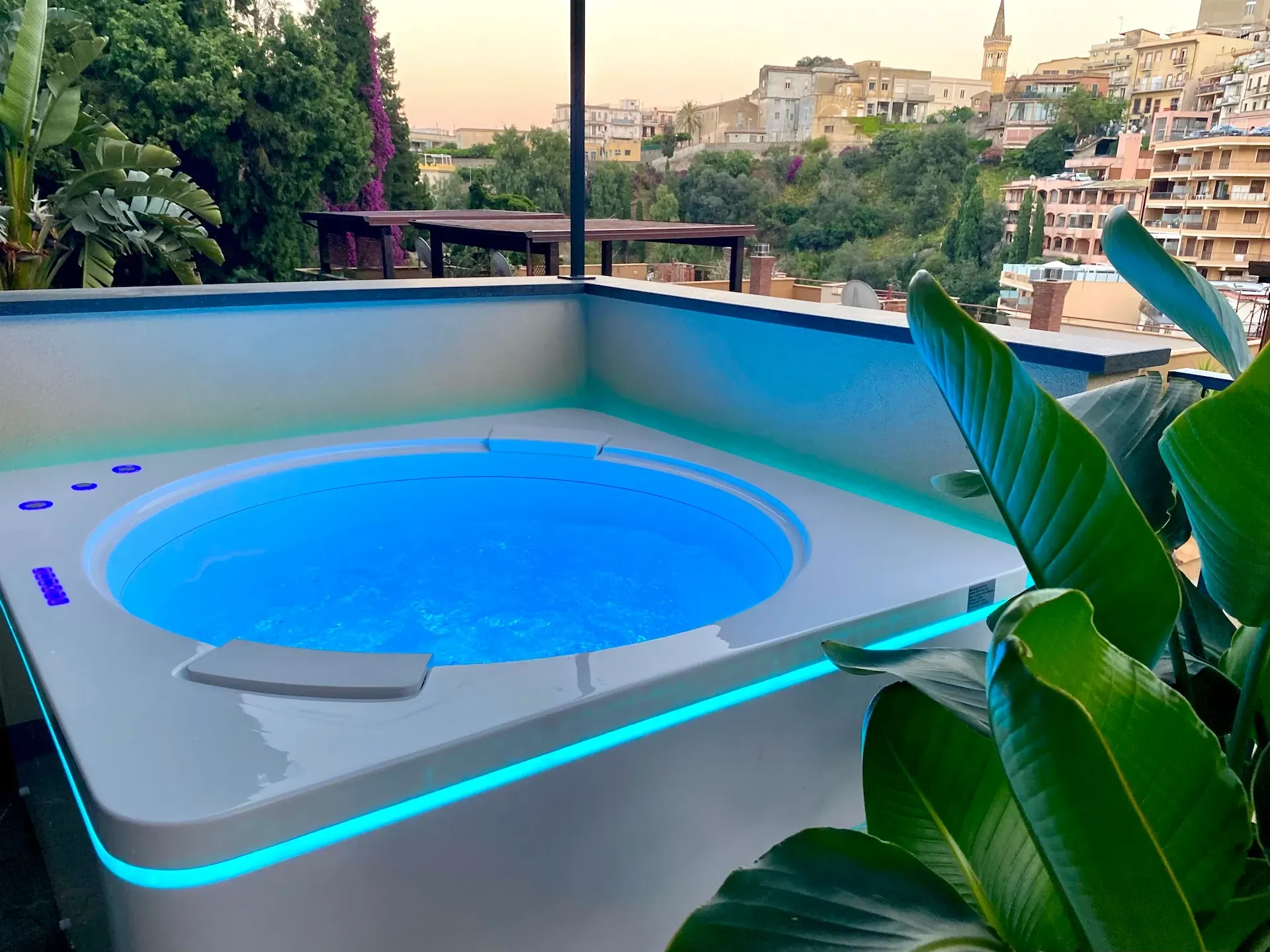 jacuzzi privata Taormina