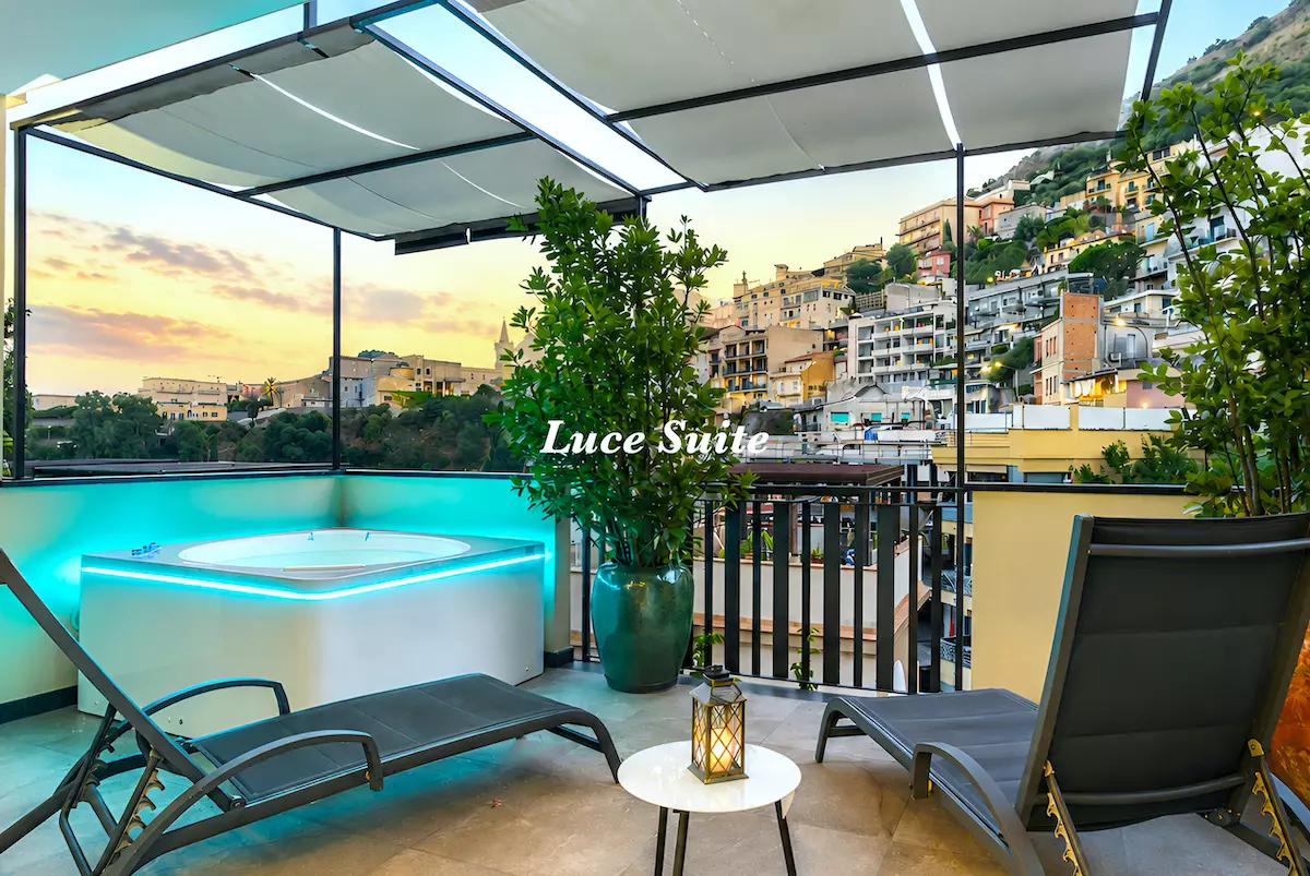 jacuzzi privata Taormina