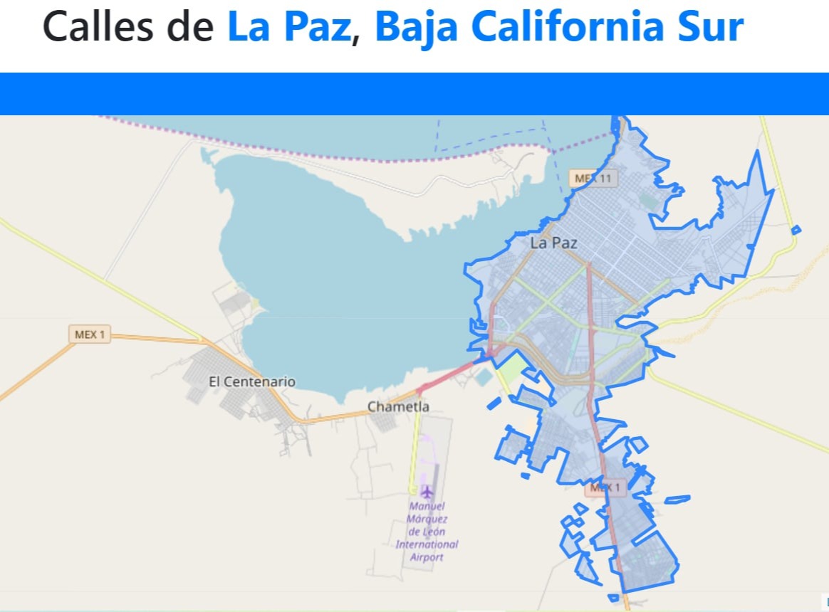 La Paz BCS City limits