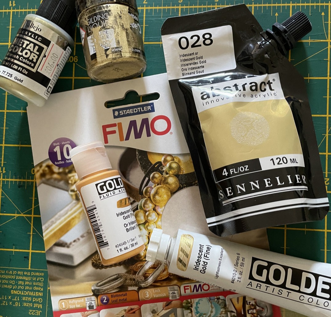 Gold paints