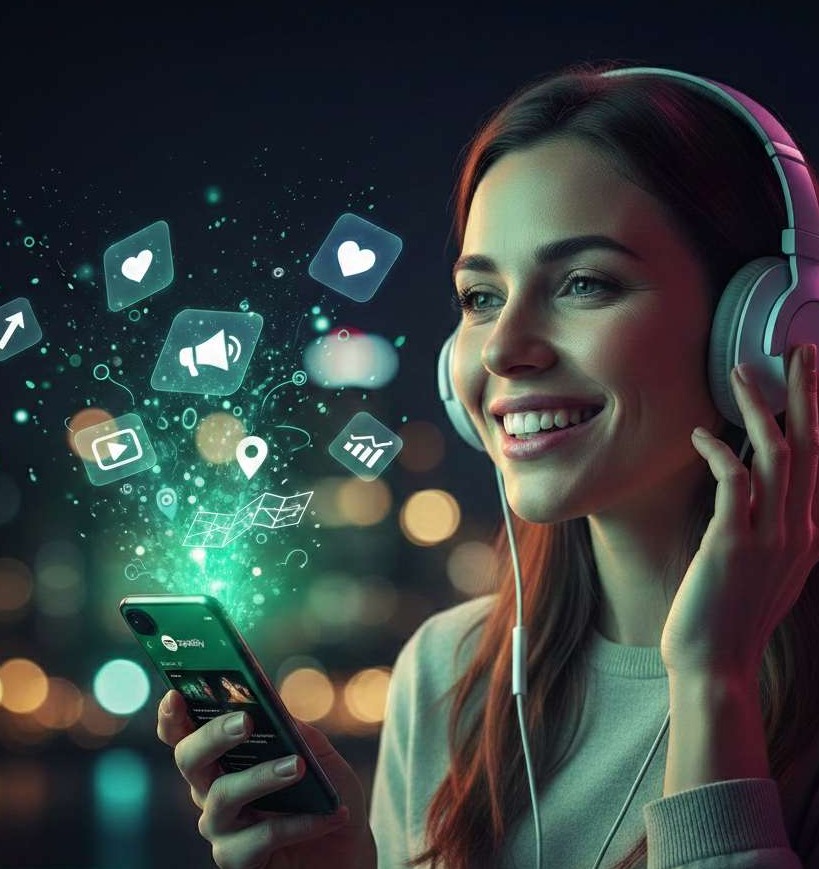 Pubblicità su Spotify a Cagliari: creazione spot audio e video per aziende