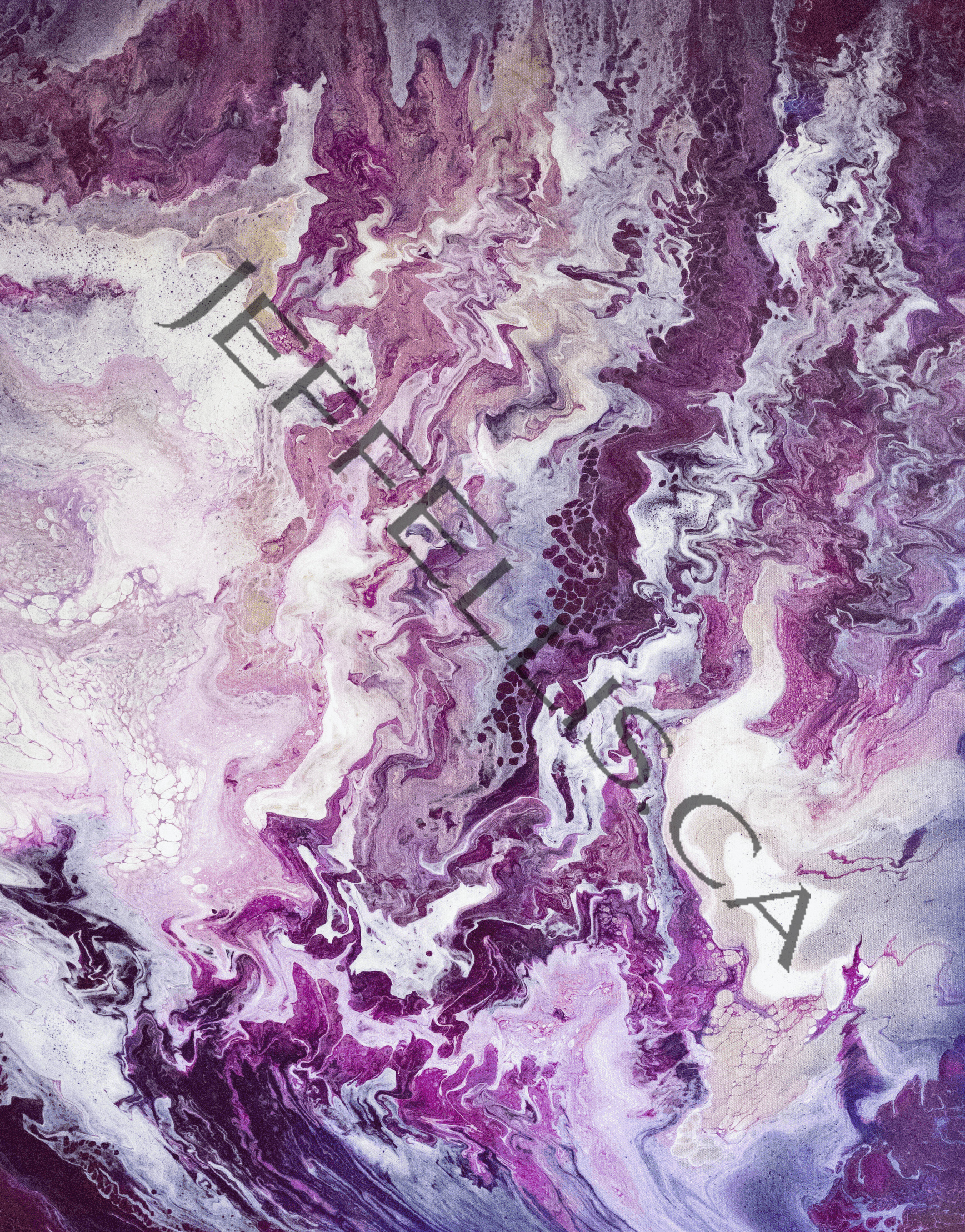 Art By Jeff Ellis Pour Painting