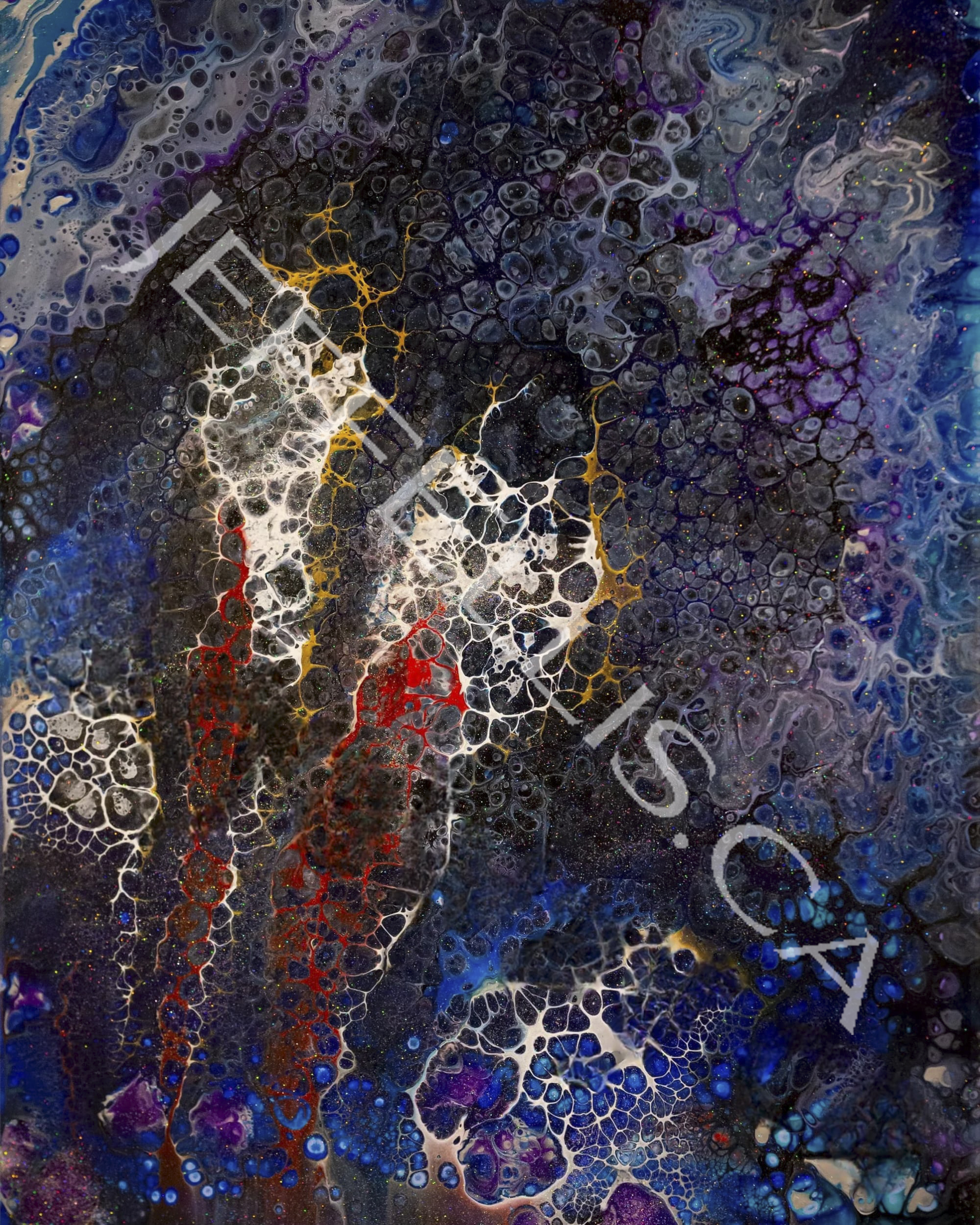 Art By Jeff Ellis Pour Painting