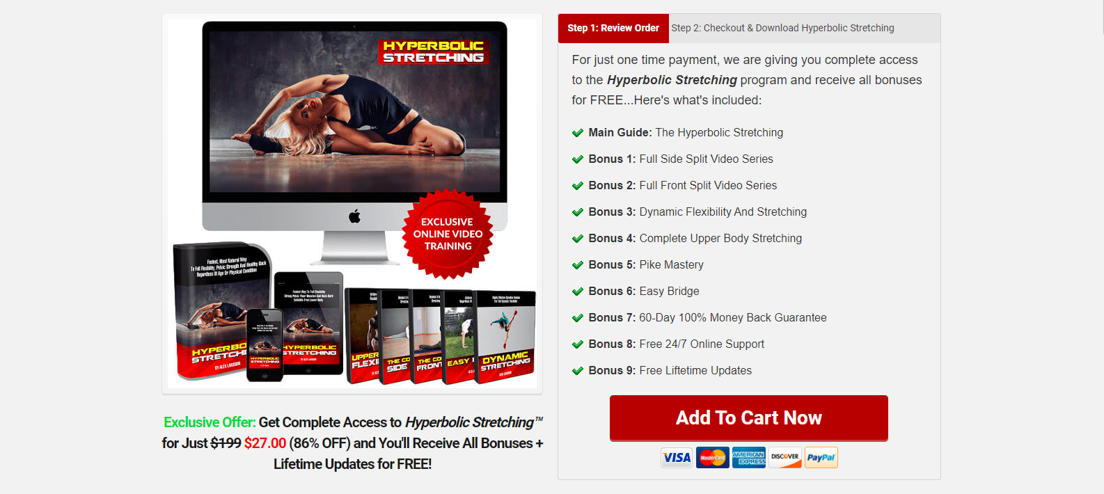 Hyperbolic stretching routine discount free