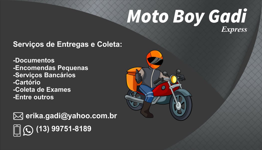 cartao motoboy