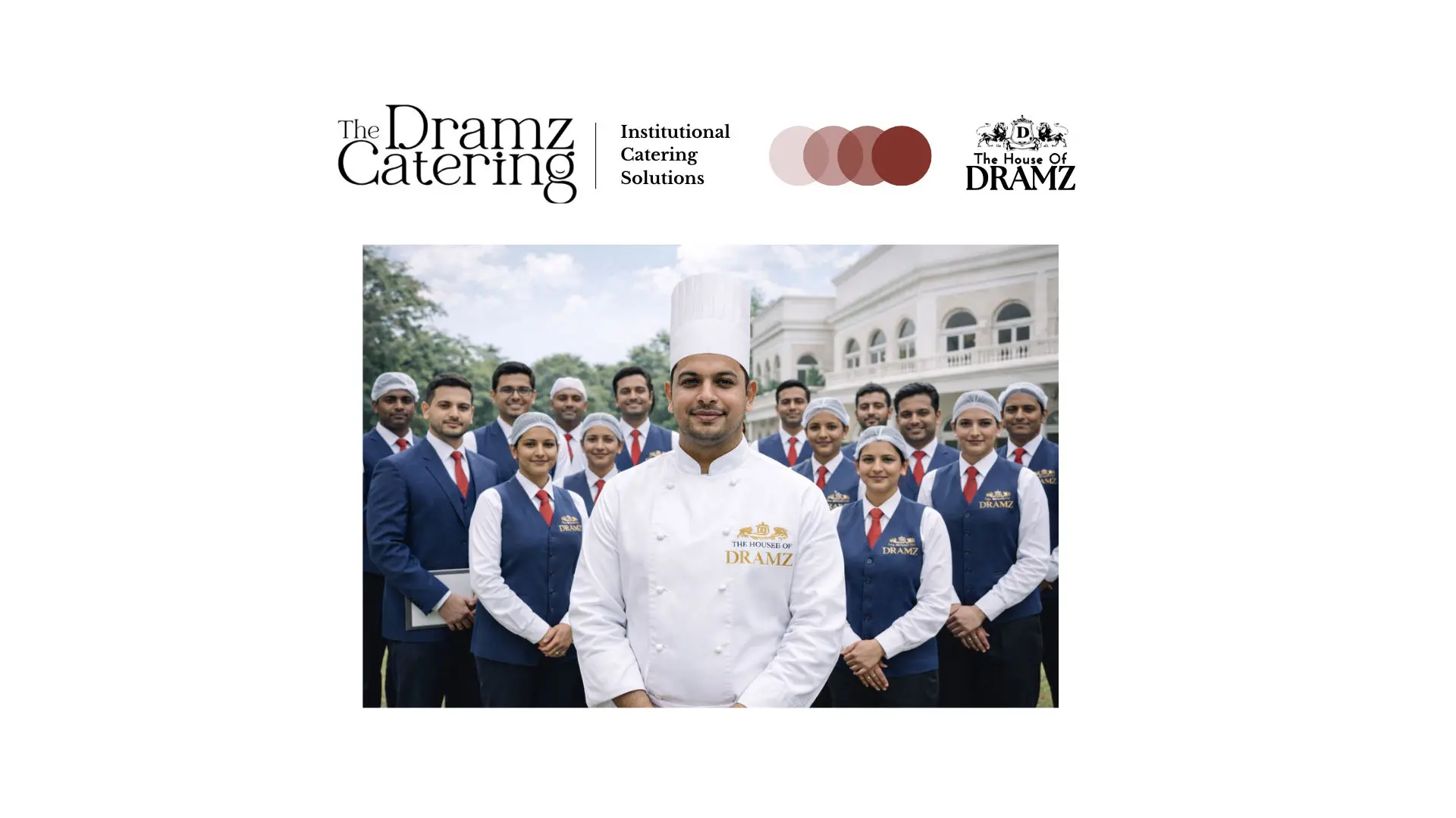 The Dramz Catering team