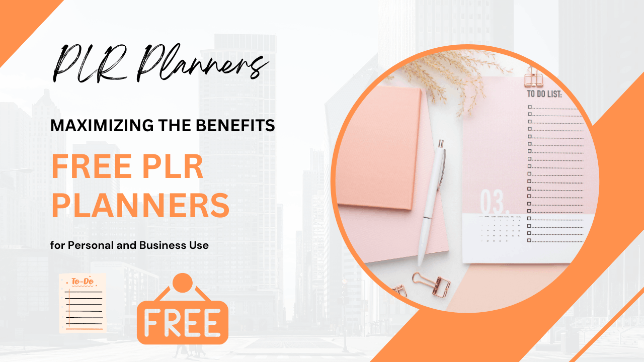 Free PLR Planners for Personal and Business Use