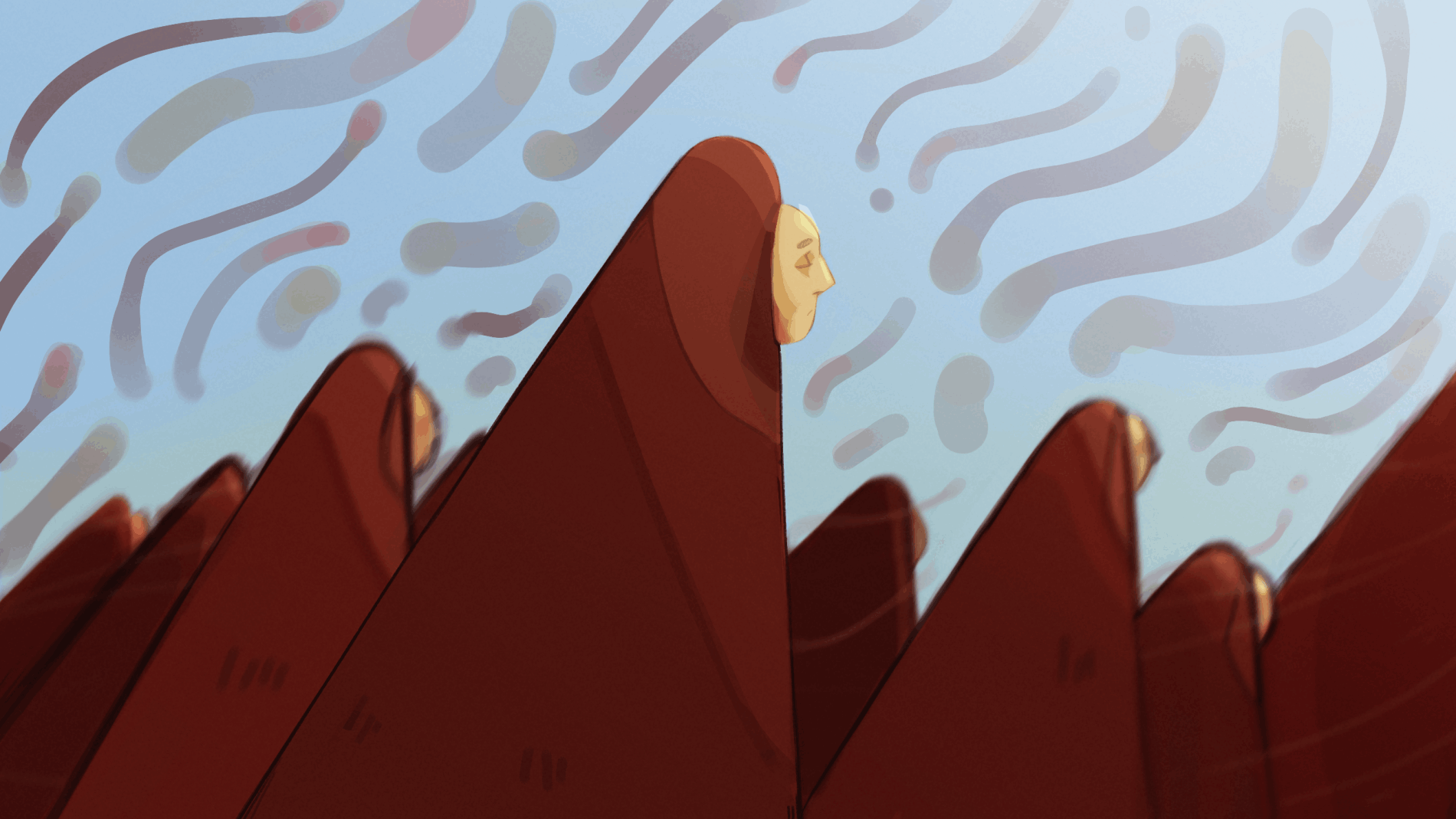 the mountains