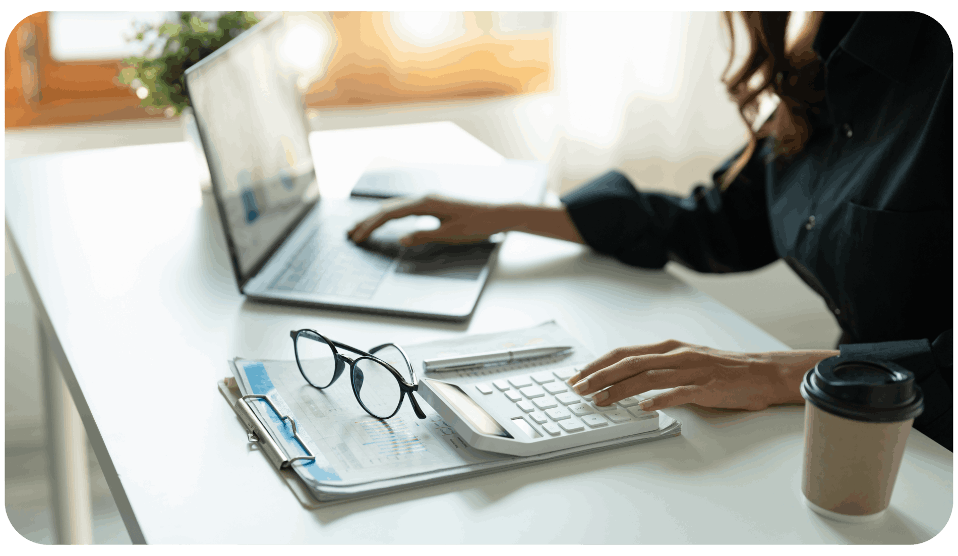 Zelfstandige aan het werk