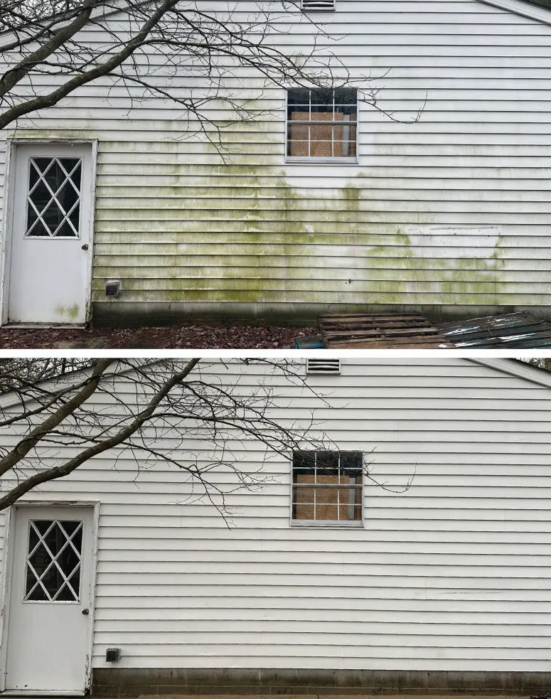 Soft Washed Siding in Columbus Ohio